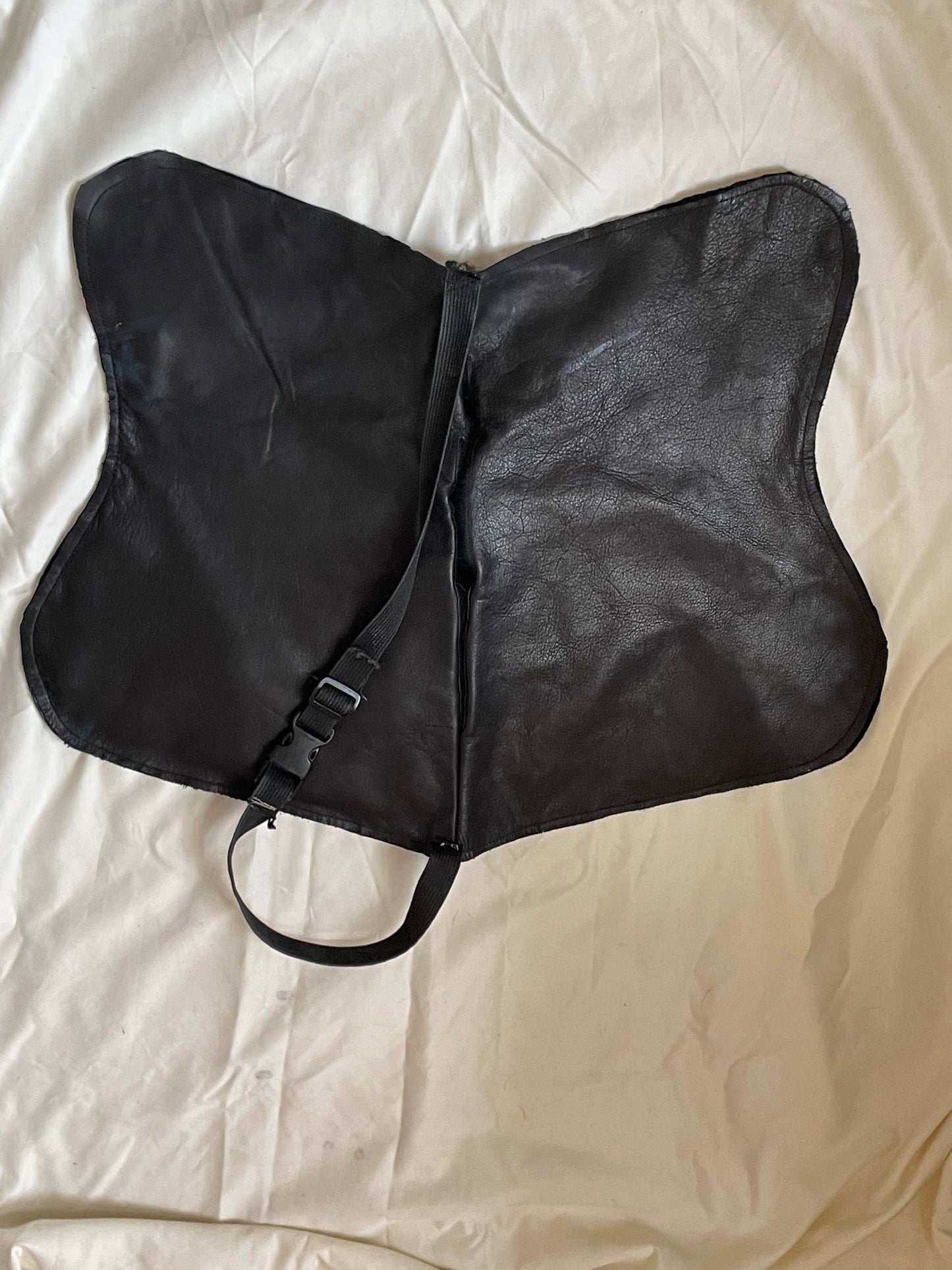Leather bike saddle bag