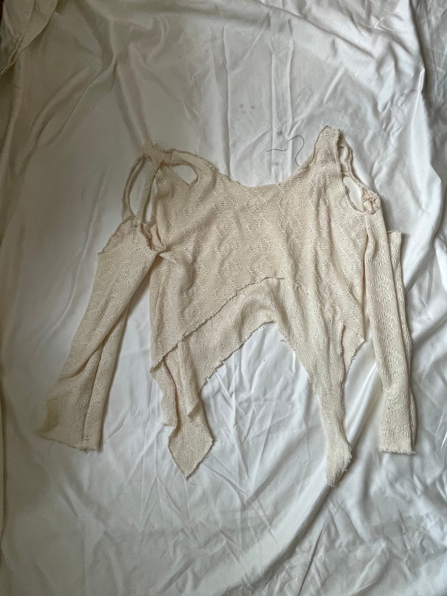 Knitted cutout sweater