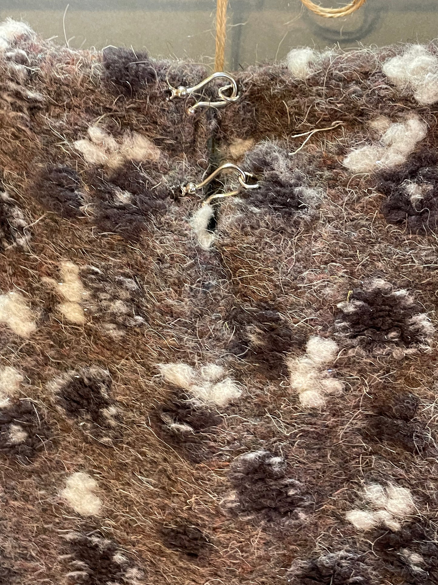 Boucle wool mini skirt